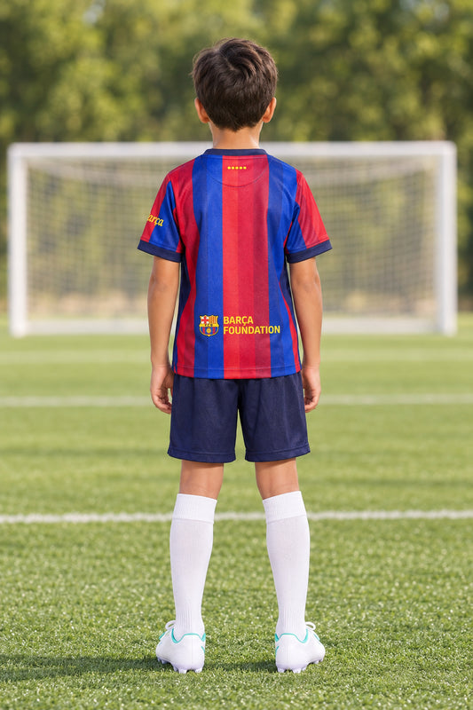 Barcelona Home 26/27 Kids Kit