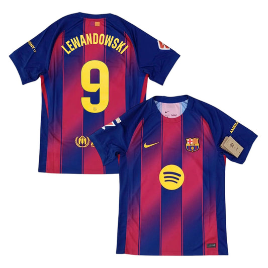 Barcelona Home 25/26 Player Version LEWANDOWSKI 9