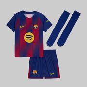 Barcelona Home 25/26 Kids Kit with Socks