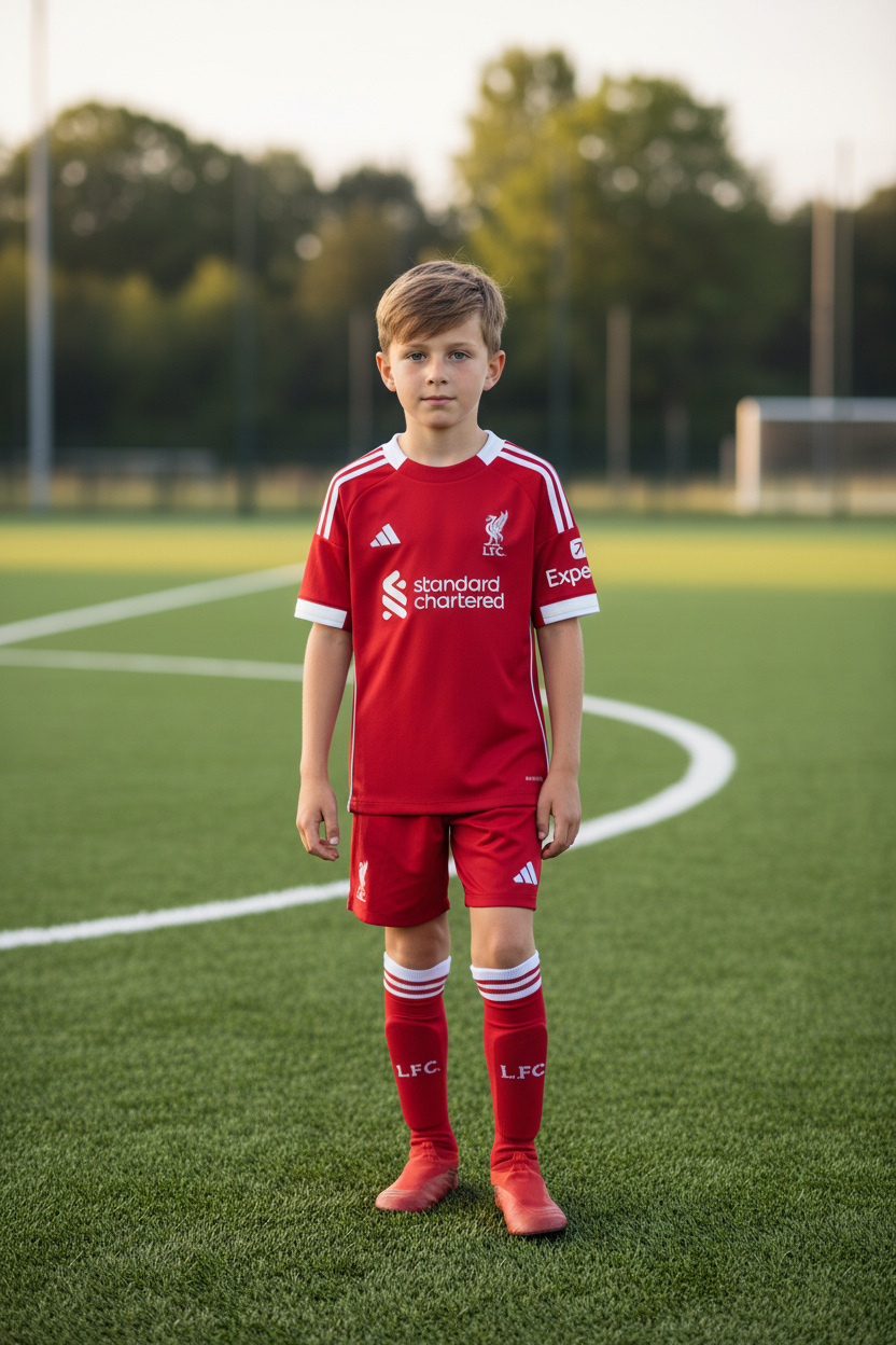 Liverpool Home 25/26 Mini Kit Kids