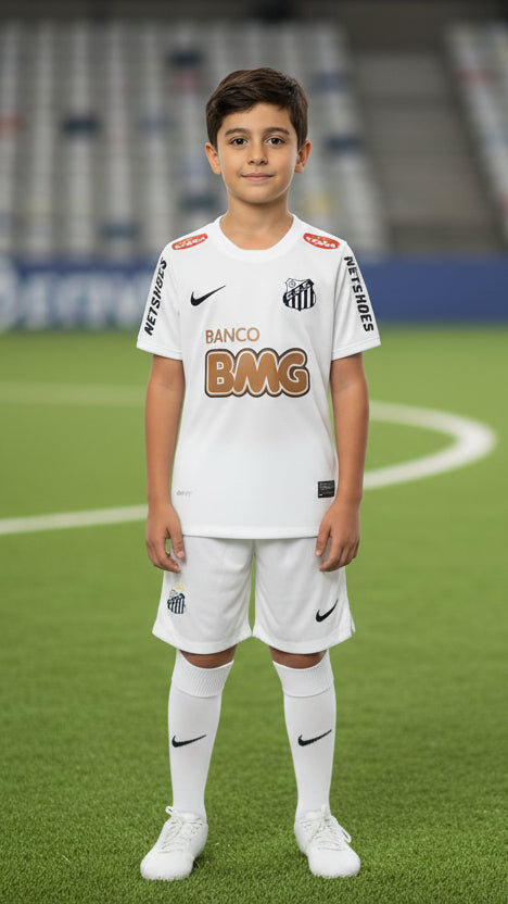 Santos Home 12/13 kids football kit official design