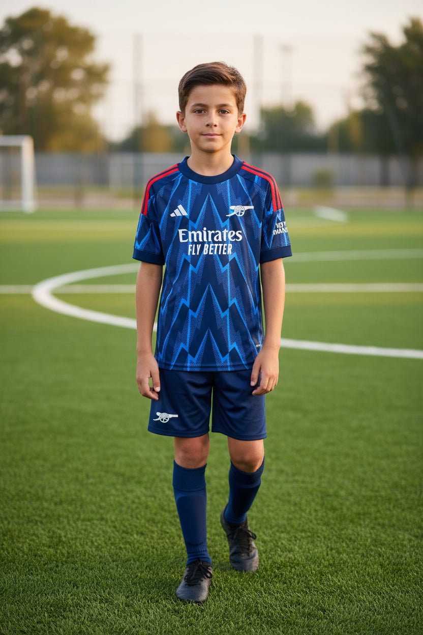Arsenal Away 25/26 Mini Kit Kids