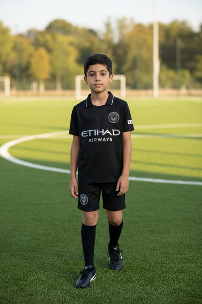 Manchester City Away 2025/26 Kids Mini Kit