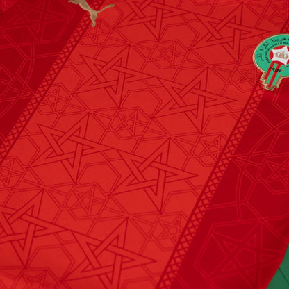 Morocco Home 2024/25 football jersey worn by model