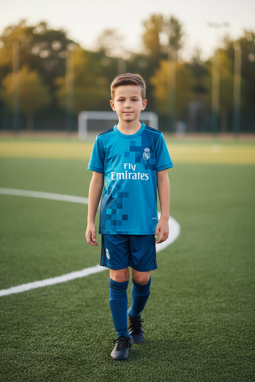 REAL MADRID THIRD KIT 17/18 KIDS KIT