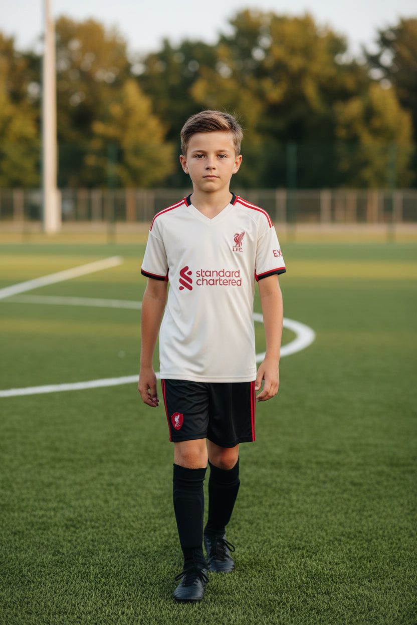 Liverpool Away 25/26 Mini Kit Kids