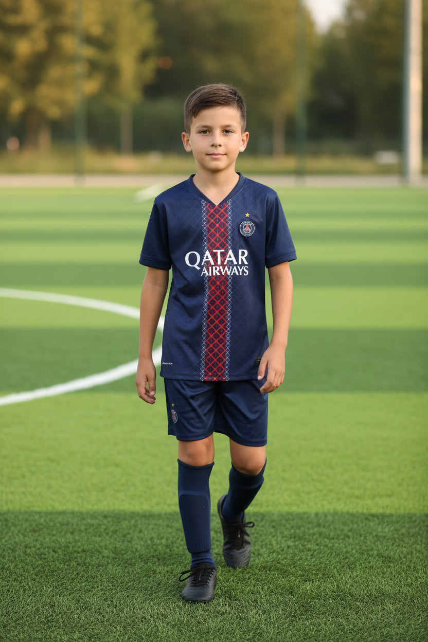 PSG Home 25/26 Mini Kit Kids
