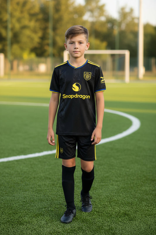 Manchester United Third 25/26 Mini Kit Kids