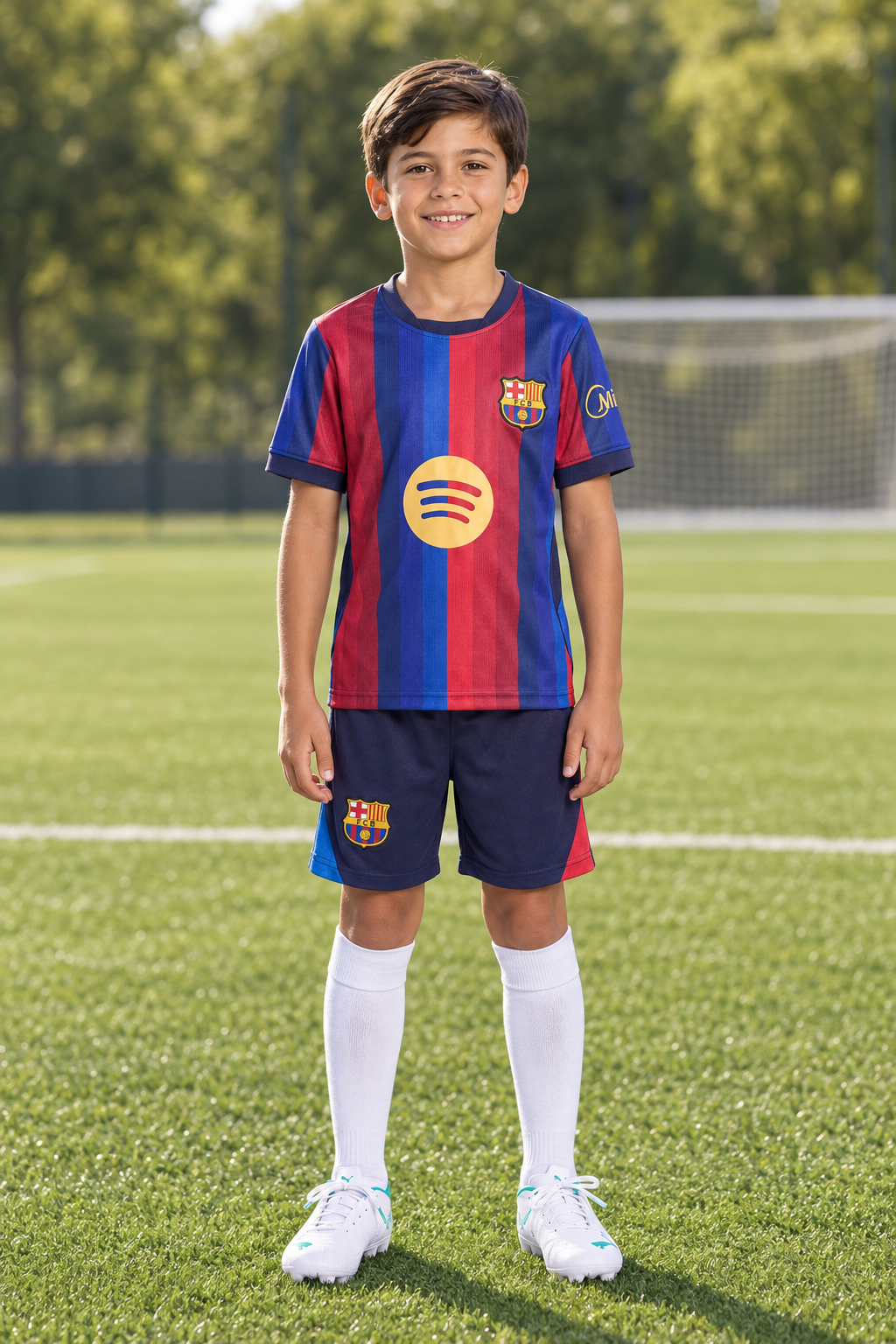 Barcelona Home 26/27 Kids Kit