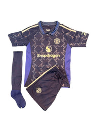 MANCHESTER UNITED AWAY 24/25 KIDS KIT | WITHOUT LOGO