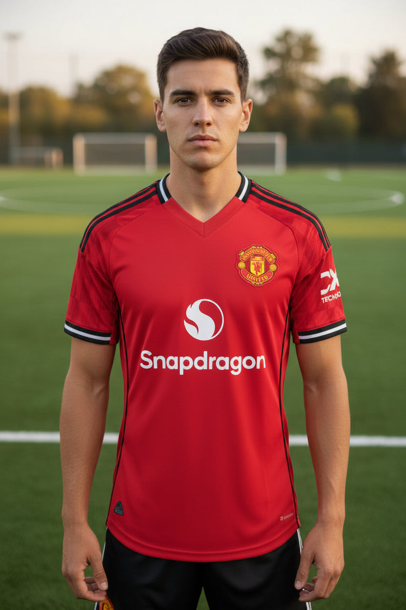 Manchester United Home 2025/26 Player Version football jersey official design