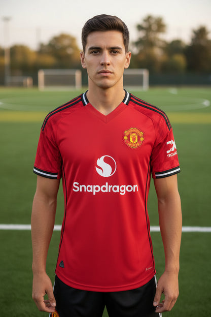 Manchester United Home 2025/26 Player Version football jersey official design