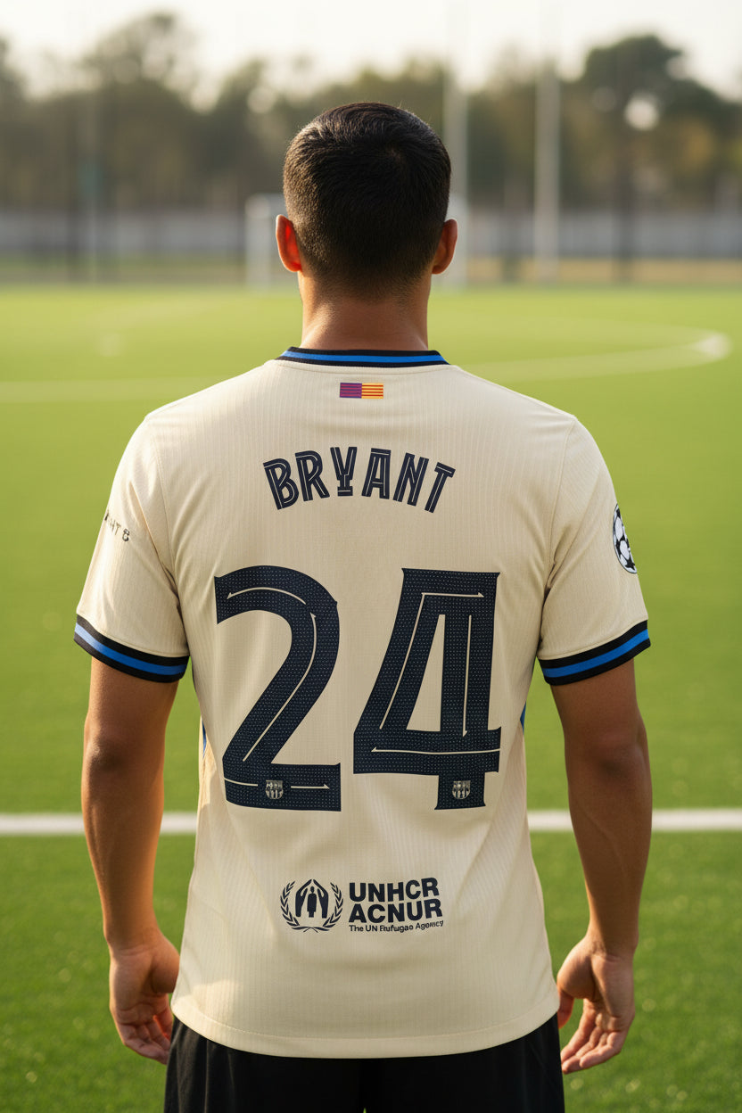 Barcelona Away 25/26 Player Version BRYANT 24