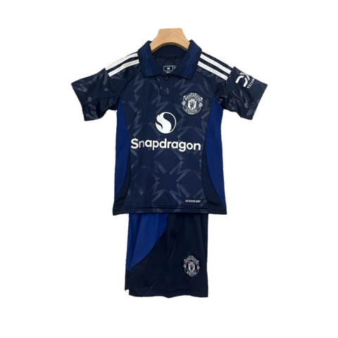 MANCHESTER UNITED AWAY 24/25 KIDS KIT | WITHOUT LOGO