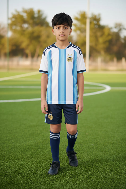 Argentina Home 2025/26 Kids Mini Kit