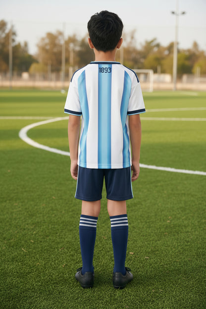 Argentina Home 2025/26 Kids Mini Kit