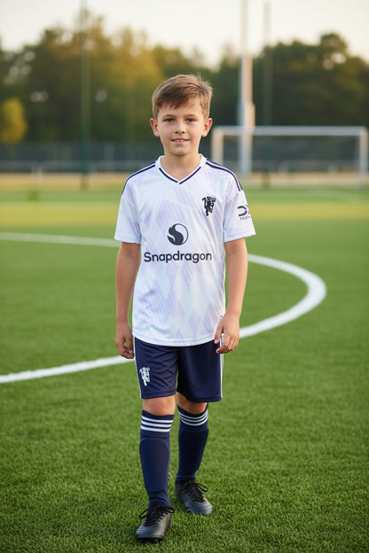 Manchester United Away 25/26 Mini Kit Kids