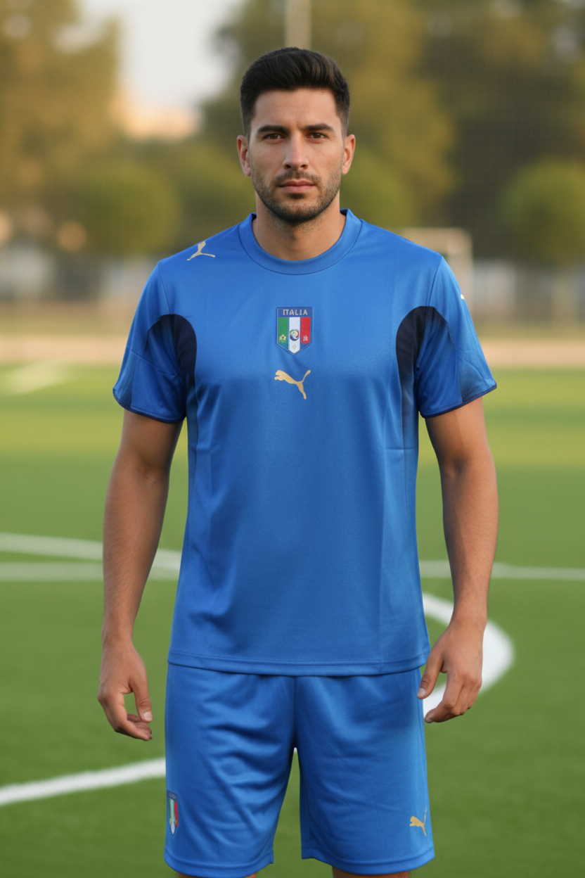 Italy Home 05/06 football jersey classic design