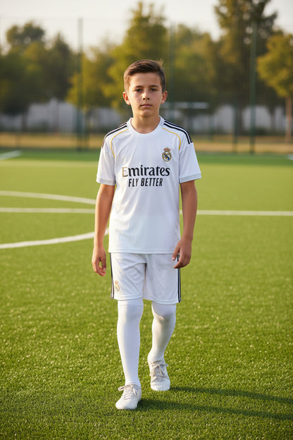 Real Madrid Home 25/26 Mini Kit Kids