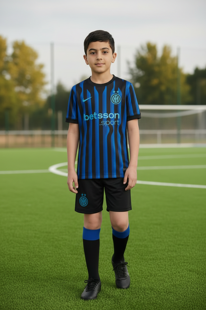 Inter Milan Home 2025/26 Kids Mini Kit