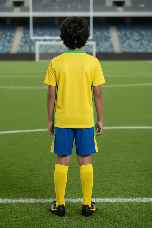 Brazil Home 2025/26 Kids Mini Kit