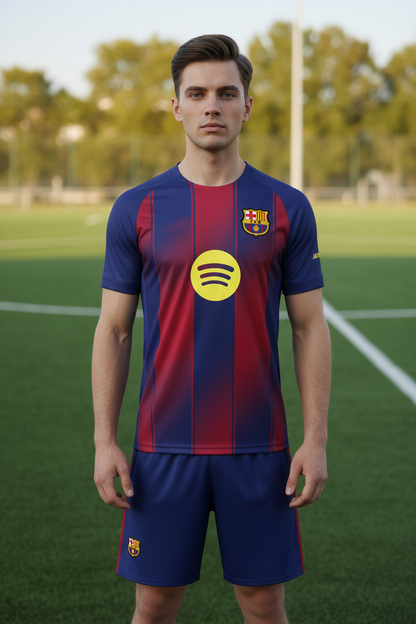 Barcelona Home 2025/26 Shirt And Short