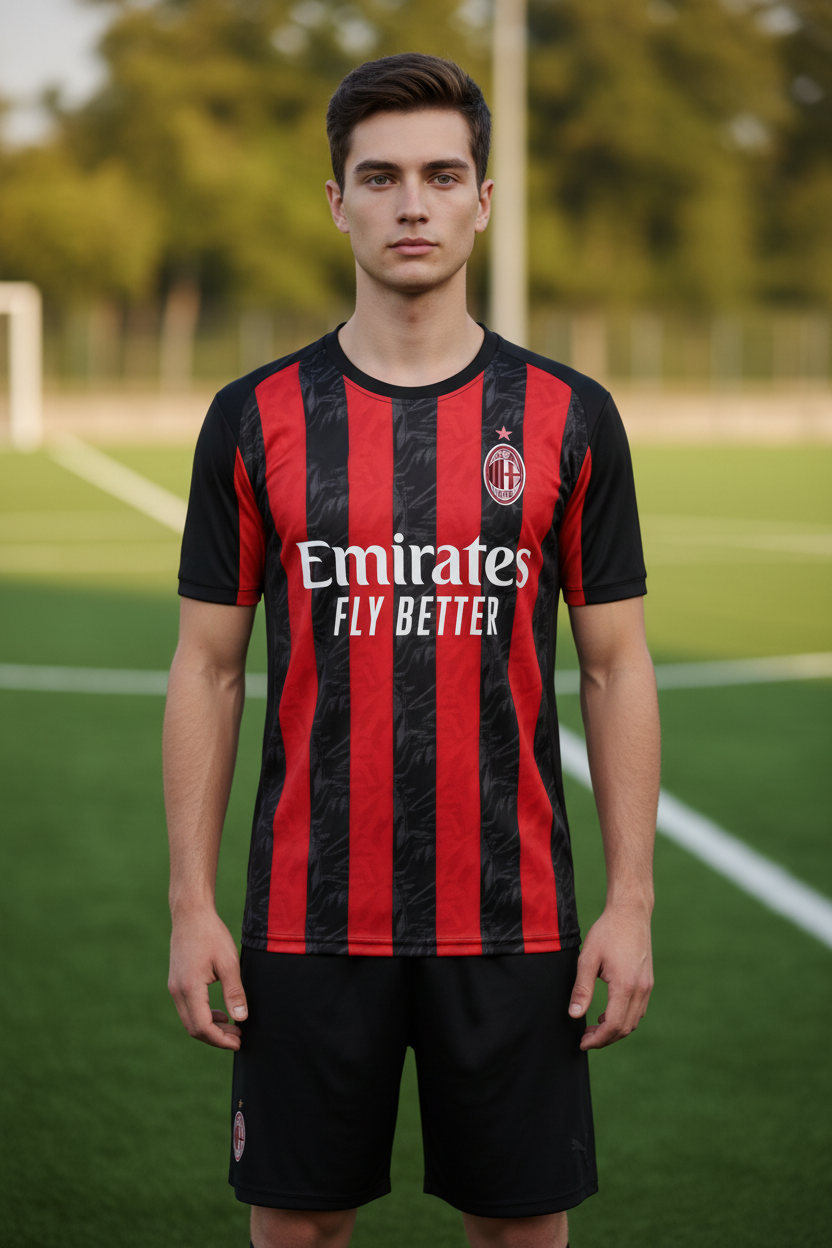 Ac Milan Home 2025/26 Shirt And Short