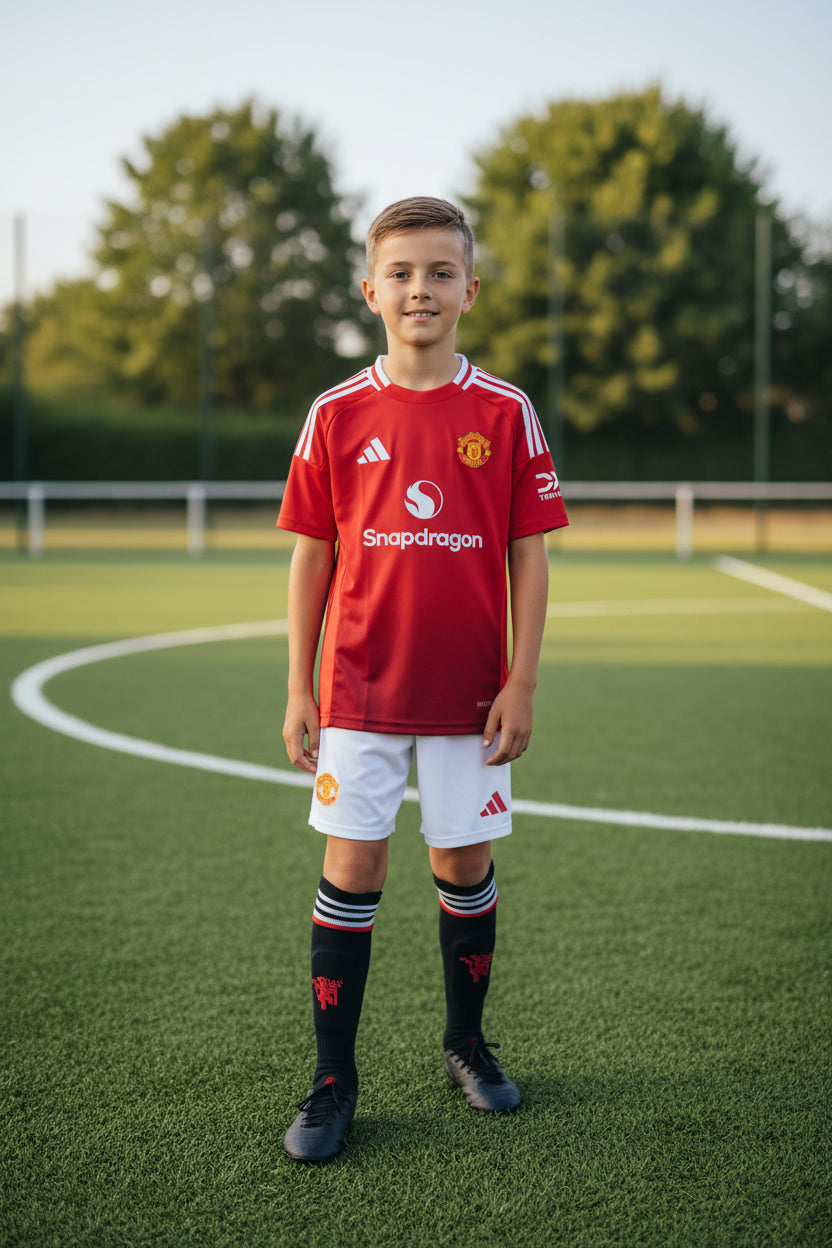 MANCHESTER UNITED HOME 24/25 KIDS KIT