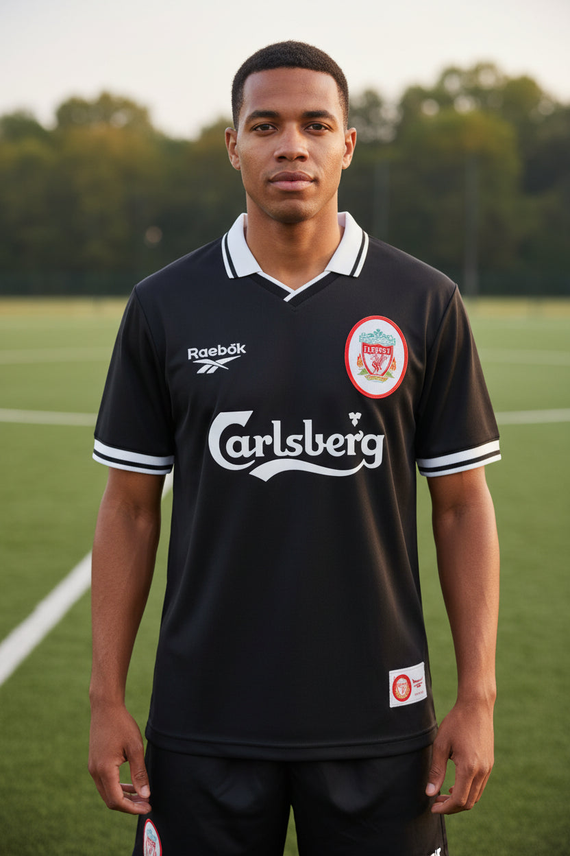 Liverpool Third 96/97 Retro Jersey - Vintage Ecru Classic Kit