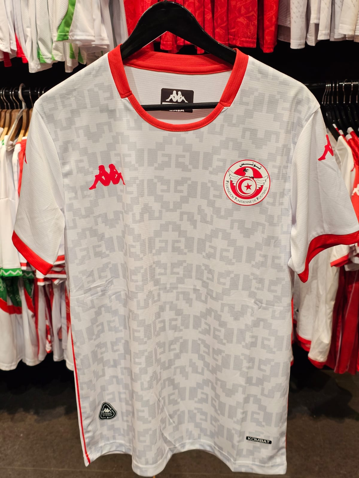 Tunisia Away 2025/26 football jersey match style design