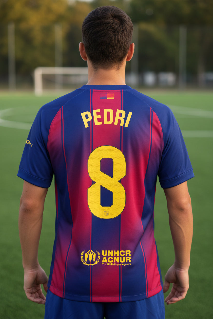 Barcelona Home 25/26 Player Version PEDRI 8